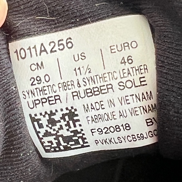 Asics Gel Contend 5 , 11.5 Black/ White - Picture 8 of 8